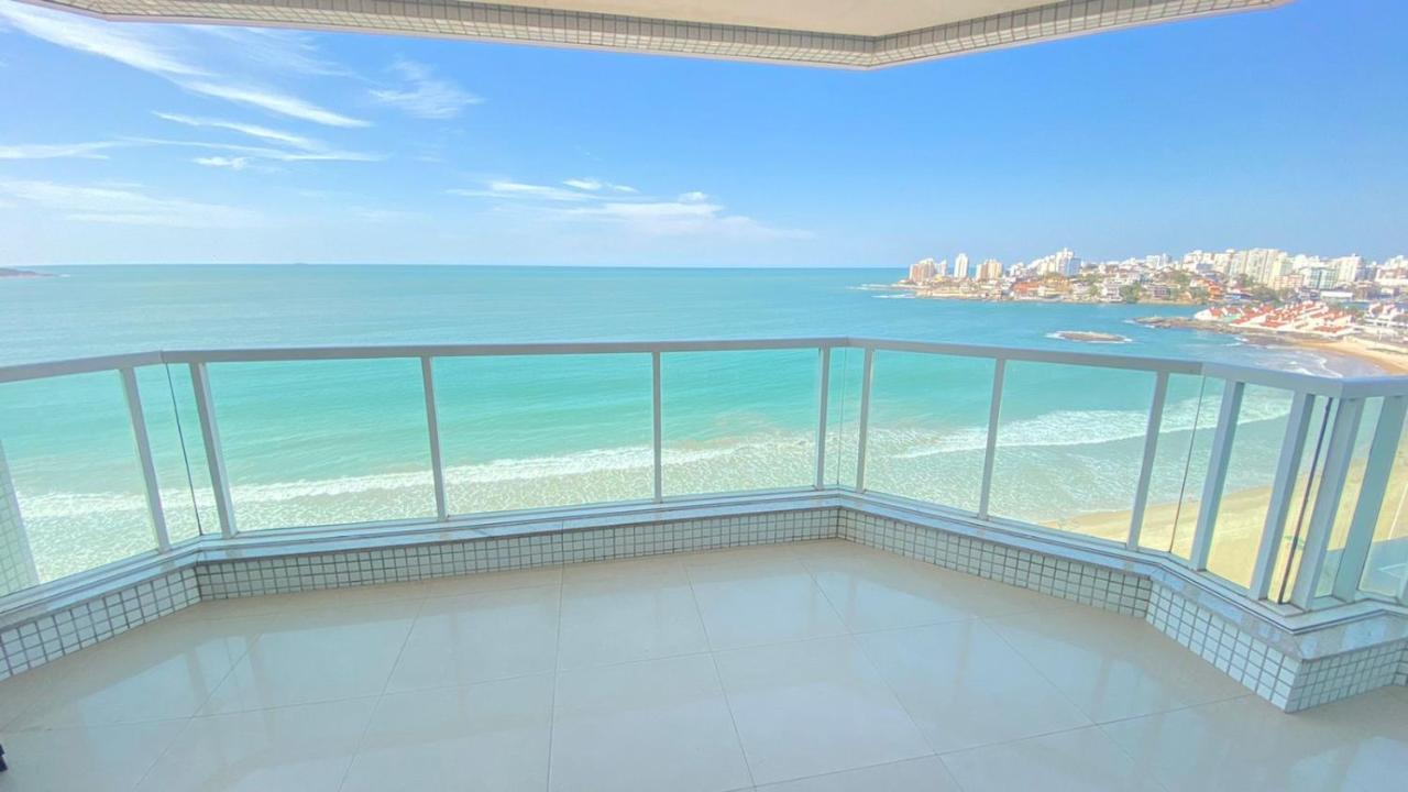 Vista Panoramica Para O Mar Da Praia Do Morro Guarapari Apartman Kültér fotó
