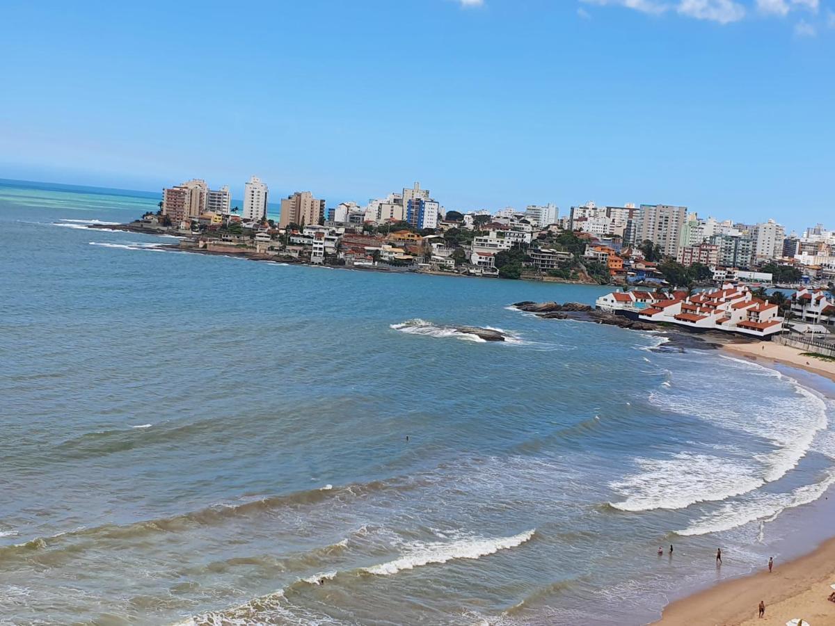 Vista Panoramica Para O Mar Da Praia Do Morro Guarapari Apartman Kültér fotó